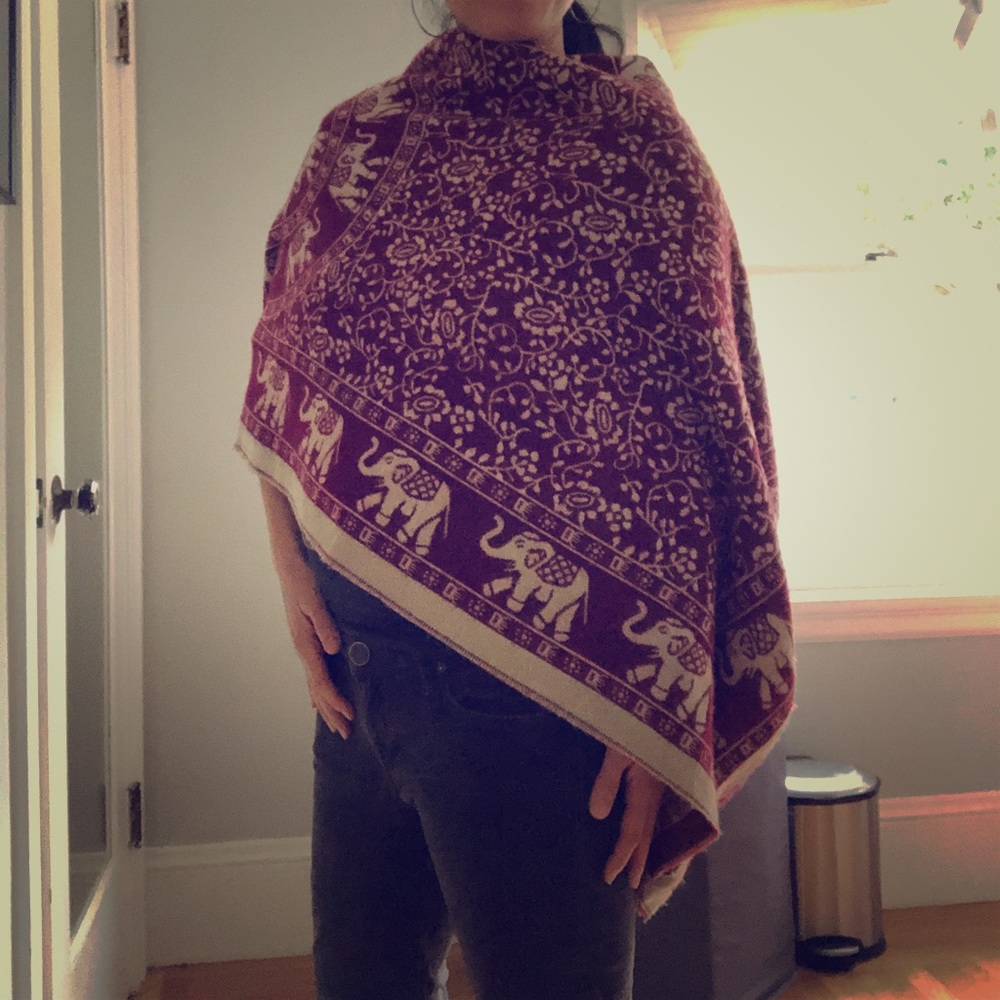 Beautiful wool infinity scarf